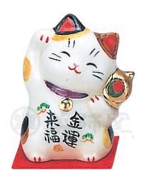 Statyette / Ornament Yakushigama - Mini Beckon Cat